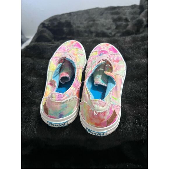 Blowfish Malibu Pink Multi-colored Tie-Die Dye Womens Slip On Sneakers Size 9.5 - Picture 5 of 5